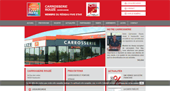 Desktop Screenshot of carrosserie-rouze.com